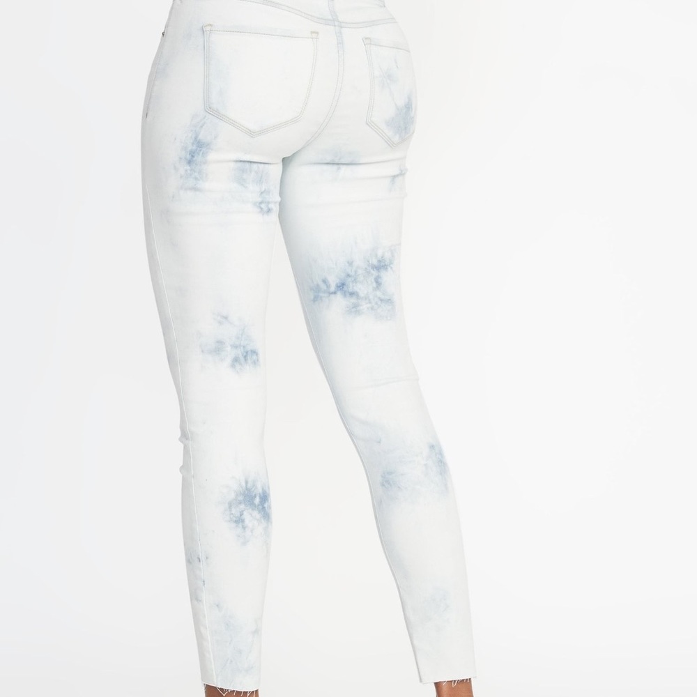 Old Navy Tie Dye Rockstar Super Skinny Ankle Jeans